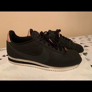 Nike Cortez with Rose Gold Details!!